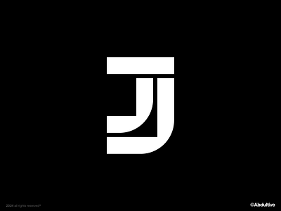 monogram letter J logo exploration .002 brand branding design digital geometric graphic design icon letter j logo marks minimal modern logo monochrome monogram negative space