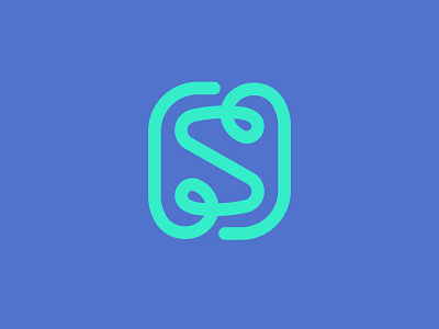 SleepHub/ Letter S branding friendly geometric letter s logo logodesign mattress modern playful