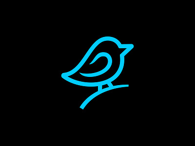 Cute Little Bird Logo abstract bird animal animal logo bird bird logo cute bird design icon little bird logo logo design logodesign minimal minimalist logo modern monoline bird monoline logo playful