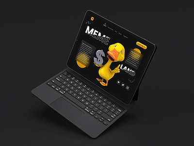 Meme Coin Website Design crypto meme crypto website cryptocurrency design landing page meme meme coin meme website uiuximran website website design