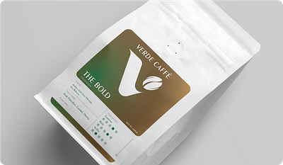 Verde Caffe adobe illustrator branding brown caffe coffee eco eco friendly flat design gradient graphic design green illustration indonesia local natural verde