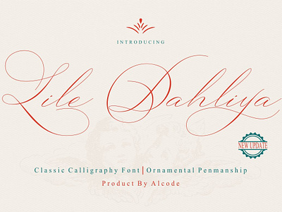 Lile Dahliya custom lettered pen gentle happy ink signature type quirky sweet unusual vintage