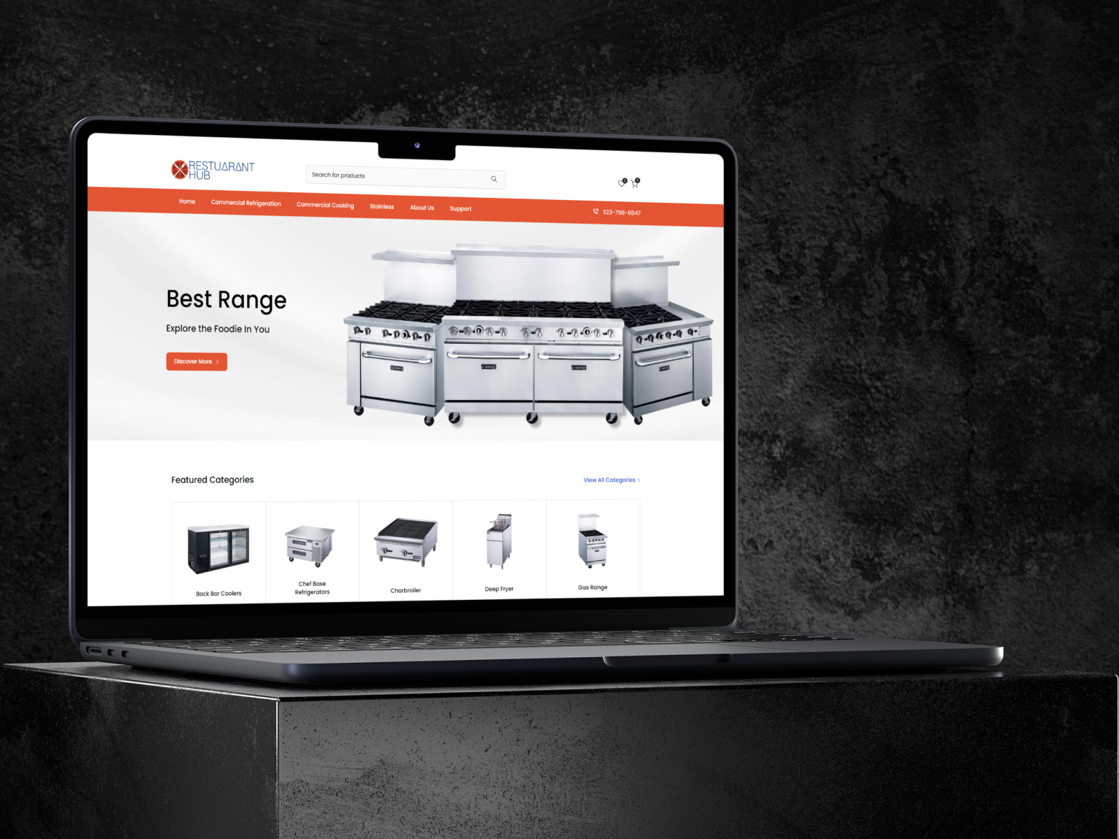 Restaurant Hub Website Design branding design ecommerce graphic design illustration restaurant design shopify ui ux web design web development web ui website