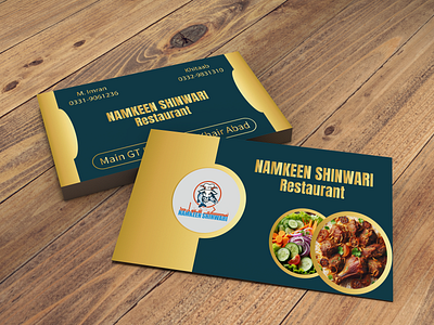 Business Cards Design..... creativemindset designinspiration digitalartistry foodies freelancecreative hotel illustratorlife kundkhairabad namkeenshinwari pakistan peshawar restaurant tastyfood trakoonshinwari