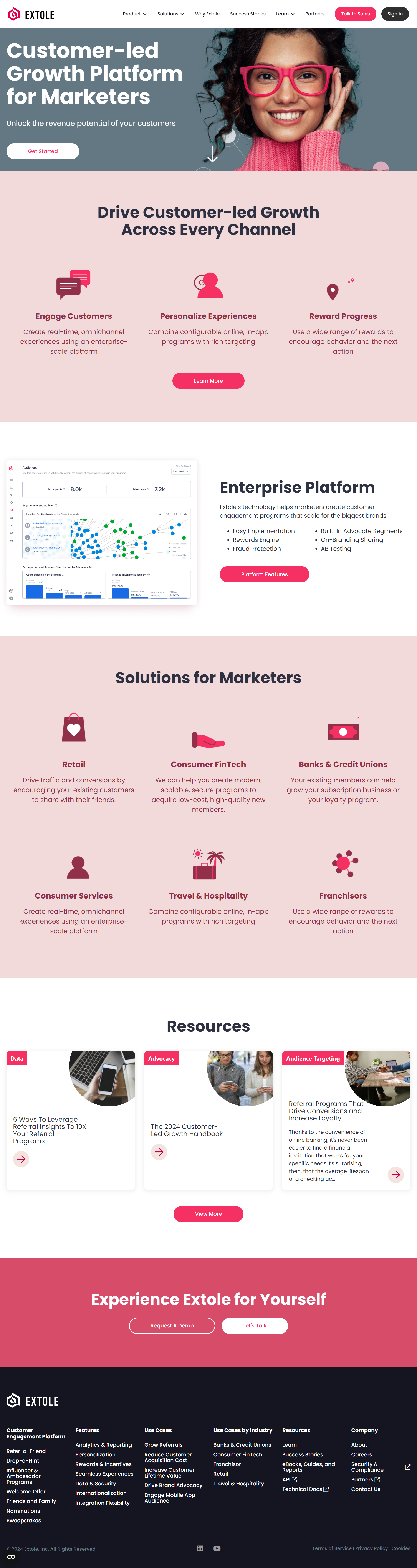 EXTOLE LANDING PAGE custom design custom website design e commerce elementor pro elements kit graphic design header footer illustration landing page premium website pro plugin pro theme responsive website ui web design web development woocommerce