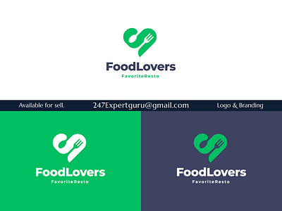 Fork and spoon with love shape logo icon design for restaurant 3d animation branding graphic design logo modern logo motion graphics ui