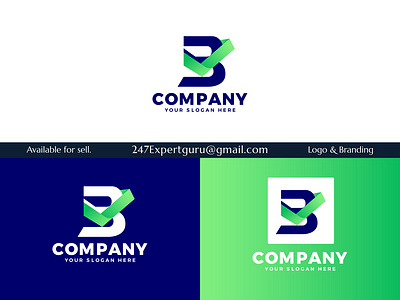 Letter b logo design with checklist symbol modern illustration 3d animation graphic design modern logo motion graphics ui