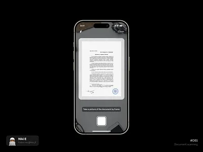 Scan of documents daily ui design design app document document scanning mobile app niki e qr qr code scan scan design ui ux