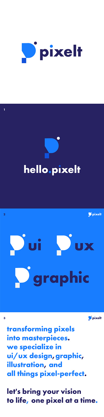 hello.pixelt branding design graphic design illustration logo