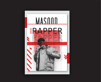 Rapper Poster Design. branding graphic design