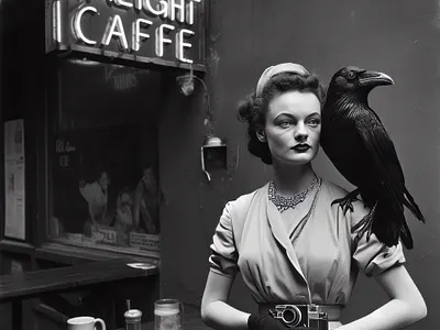 Black and white I abstract ai art art illustration motion graphics