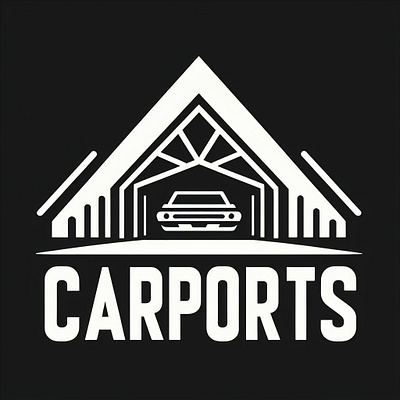 Carports Logo Designed for Client graphic design
