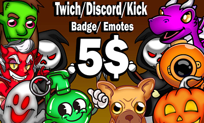 twitch kick discord sub badge emotes animation discord emotes dog emotes dragon emotes duck emotes kick emotes reaper emotes