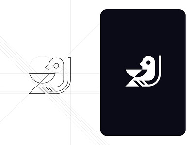 Geometrical bird bird brand branding design elegant geometrical geometry graphic design grid illustration logo logotype mark minimalism minimalistic modern sifn