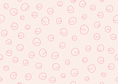 DAY 059 / BACKGROUND PATTERN 059 art background background pattern daily daily ui desktop digital art doodles floating heads happy hues heads pattern pen tool pencil tool scribble ui