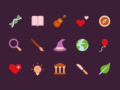 Eurêkoi - Icons Collection directions emojis emojis collection icons librarians museum music search