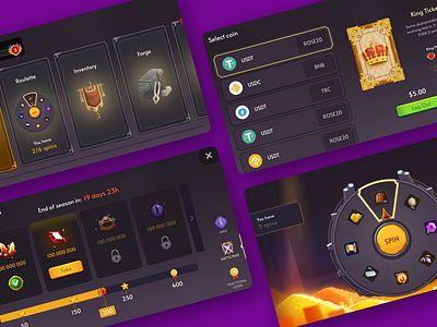 IMPS Kingdom crypto game blockchain crypto crypto game crypto game website crypto games cryptocurrency token tokenization ui uiux web design