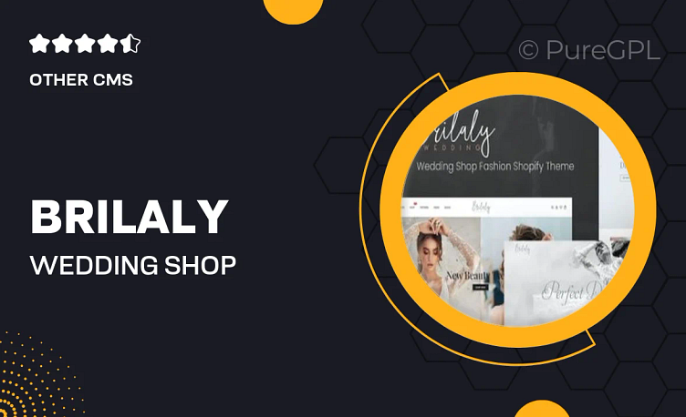 Brilaly – Wedding Shop Fashion Shopify Theme Download by OpFonts