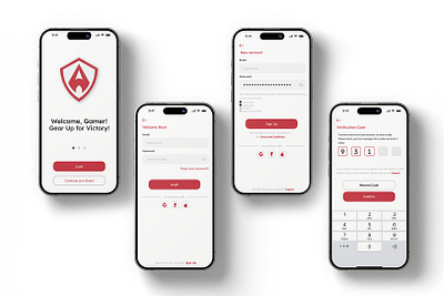 Concept design for Sign up app page on Armory branding graphic design ui