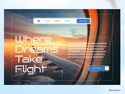 Airline Web airline design figma ui flightweb ui uiux ux web design