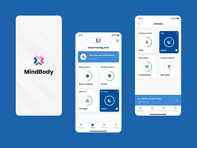 Habit tracker Health app app app ui graphic design habit health icon icons medical meditation minimal mobile tracker ui ui ux ux