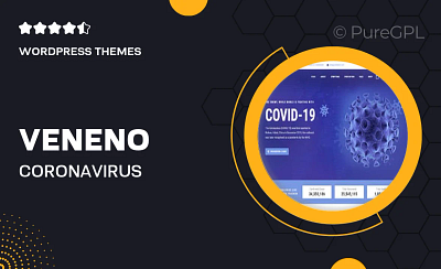 Veneno – Coronavirus Information WordPress Theme Download affordable cheapest price digital products discounted gpl online store plugins premium themes web design web development website development wordpress plugins wordpress themes