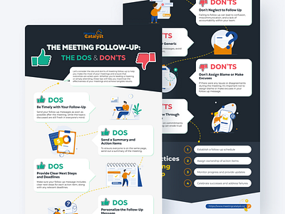 The Meeting Follow-Up data visualization design educational educational infographic infographic informational infographic