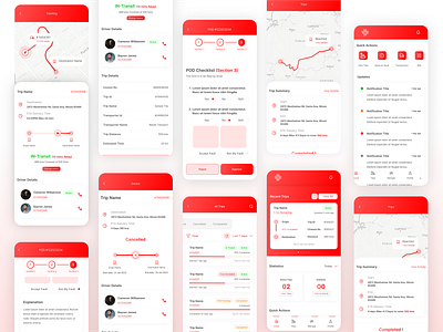 FLEET/LOGISTICS Management CONCEPT app design ui ux