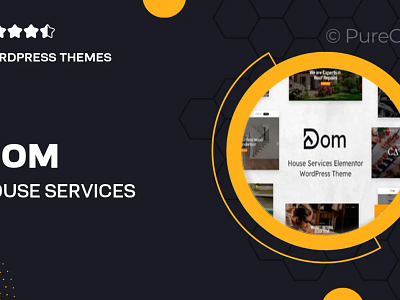 Dom – House Services Elementor WordPress Theme Download affordable cheapest price digital products discounted gpl online store plugins premium themes web design web development website development wordpress plugins wordpress themes