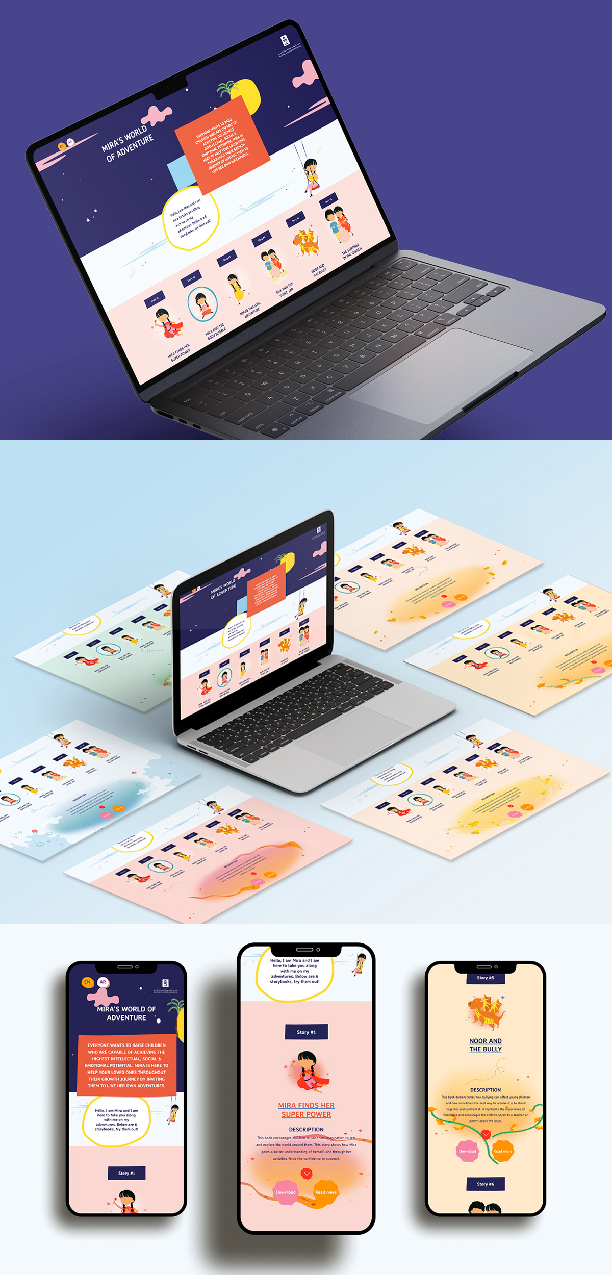 Landing Page Design children website education education website graphic design landing page design landing pages ui ux web design web development website design
