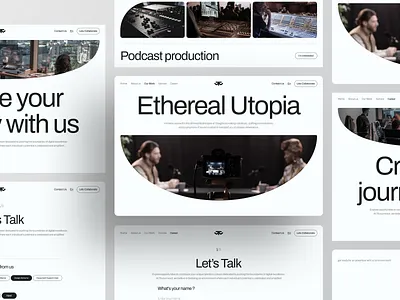 Website Agency agency app clean creative agency design figma landing page marketplace web app web design website