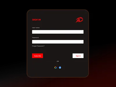 Figma : Sign in and Subscription design 3d design figma learn login logo motion graphics photoshop signin subscribe ui website