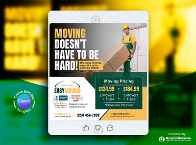 Moving Price List Social Media Banner Canva Template canva social media banner design moving digital marketing banner moving service offer banner moving social media banner moving social media post moving social media post banner moving social service banner moving web banner canva template social media banner design social media template weare moving