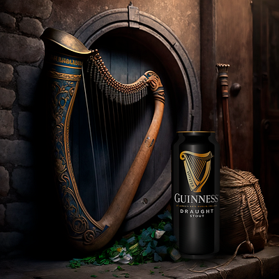 Product advertising design GUINNESS ads advertising design branding cork design designer graphic design ireland photoshop product advertising