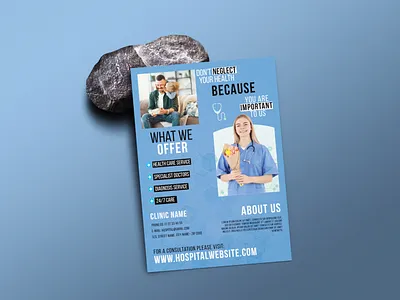 Amazing eye catching flyer for clinic. adertising adobe illustrator clinic doctor flyer design graphic design promote