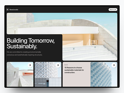 Boxed Studio - Architecture Website agency architecture branding design graphic design landing page real estate studio ui web design website
