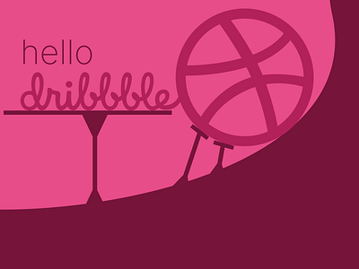 Hello dribbble! animation app branding design graphic design icon illustration logo typography ui ux vector web