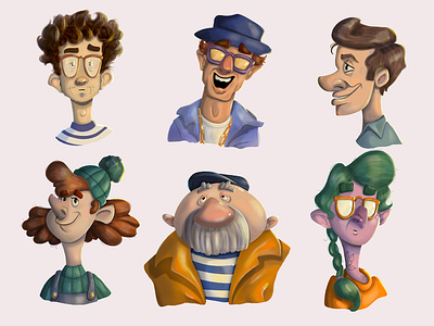 The Bunch animation character character design design illustration