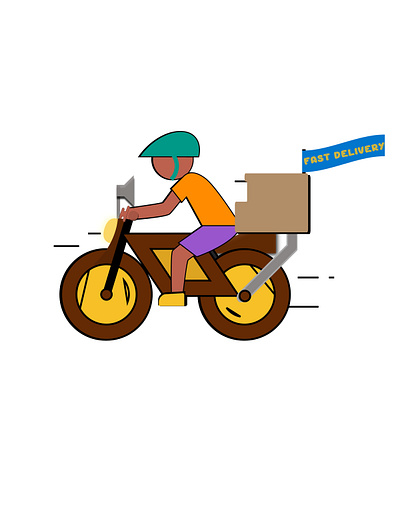 Delivery Service branding graphic design logo