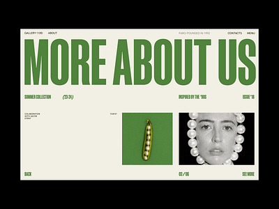 Faros/ Web site design branding design ui ux web