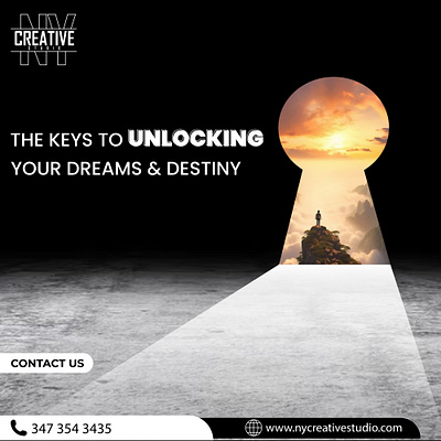 Unlocking your Dreams branding brochures design destiny graphic design illustration logo typography ui unlocking ux vector your dreams