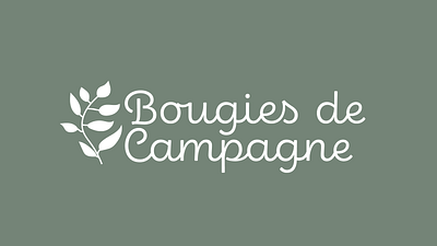 Branding for Bougies de Campagne brand design branding candle candle branding candle maker graphic design logo logo design typography vector