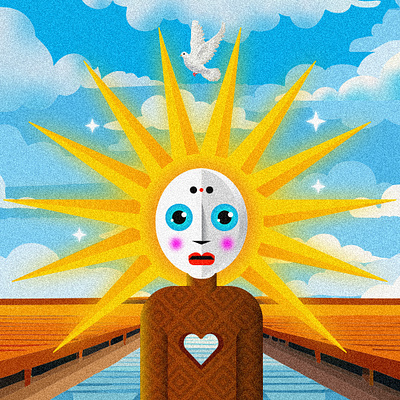 Son of Sun character ill illustration sun sunshine