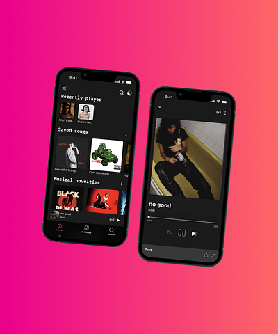 Music Player dailyui design figma ui