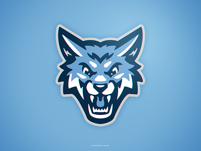 LOBOS branding college graphic design illustration logo logotype mascot school sport sport logo wolf