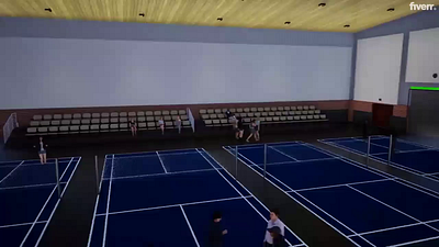 3D MODEL BASKETBALL TENNIS AND PICKET BAL 3d modeling graphic designing twinmotion video editing walkthrough