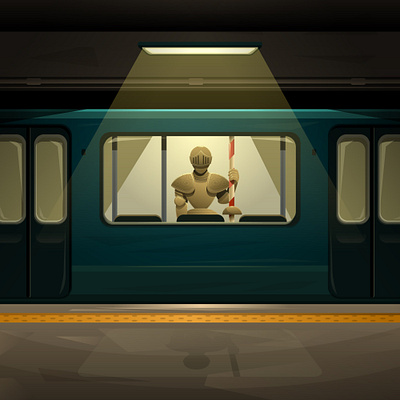 Metro concept illustration vector