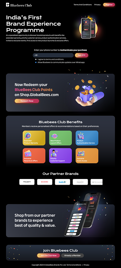 Bluebees Club Branding branding u ui web design