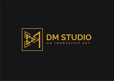 DM STUDIO LOGO DESIGN. 3d animation branding graphic design logo motion graphics ui