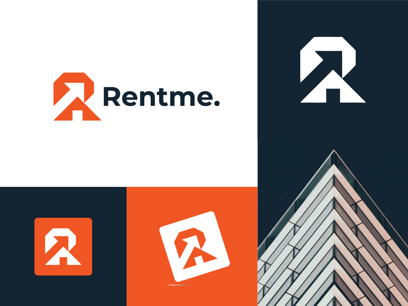 R Finance Letter : Rentme animation branding graphic design logo motion graphics ui